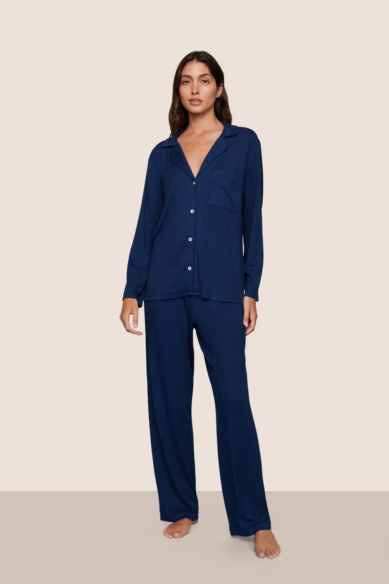 Gisele TENCEL™ Modal Rib Long PJ Set | Eberjey