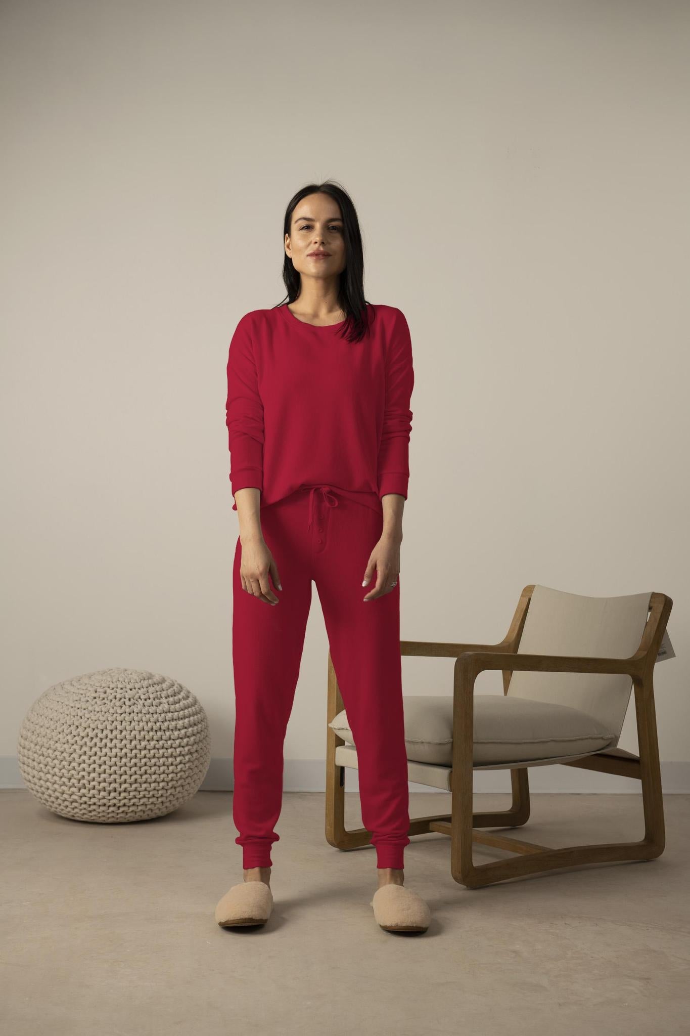 Cozy Long Sleeve Top & Jogger Set | Aspen Dream