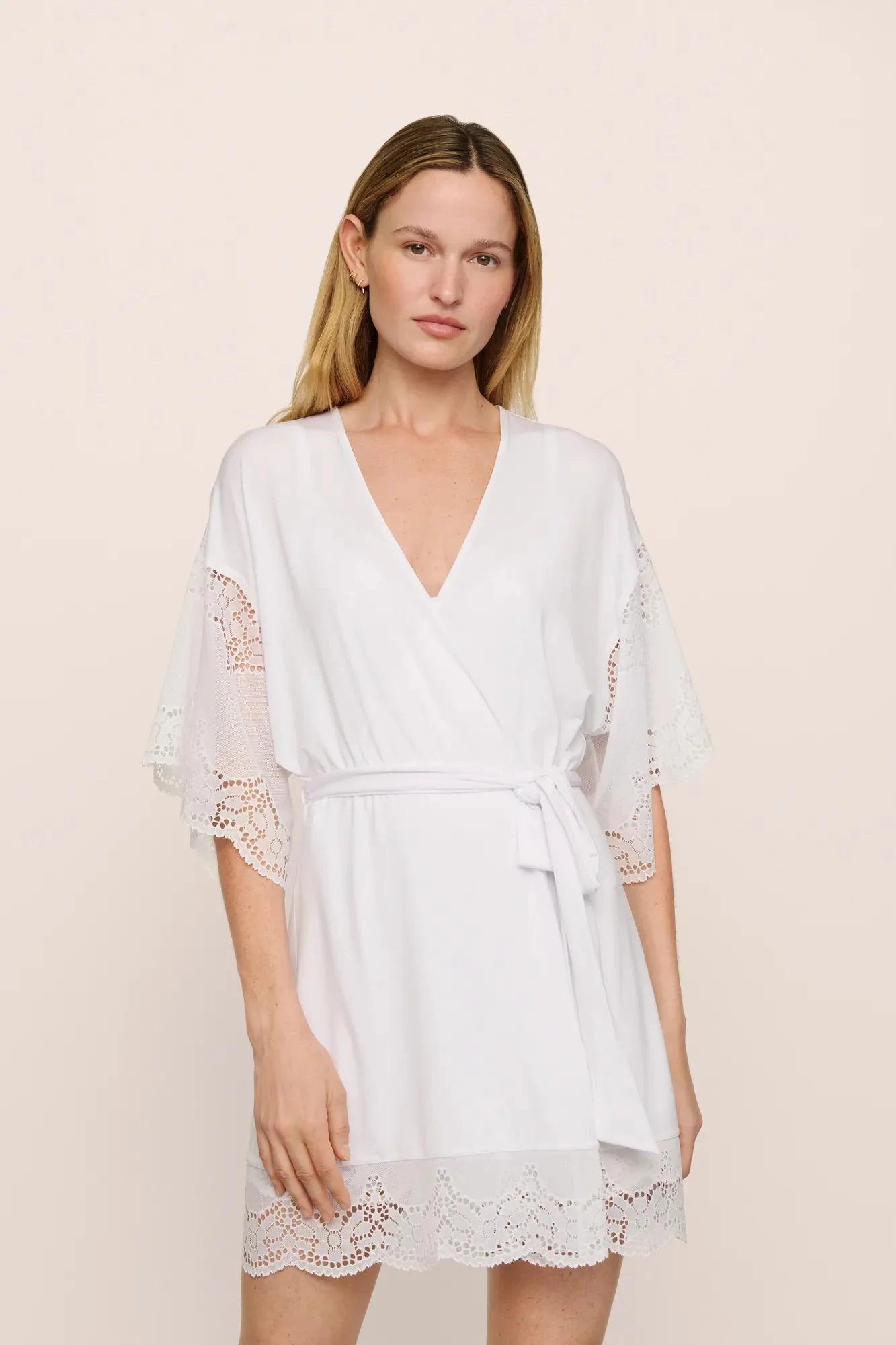 Beatrix Full Lace Robe | Eberjey