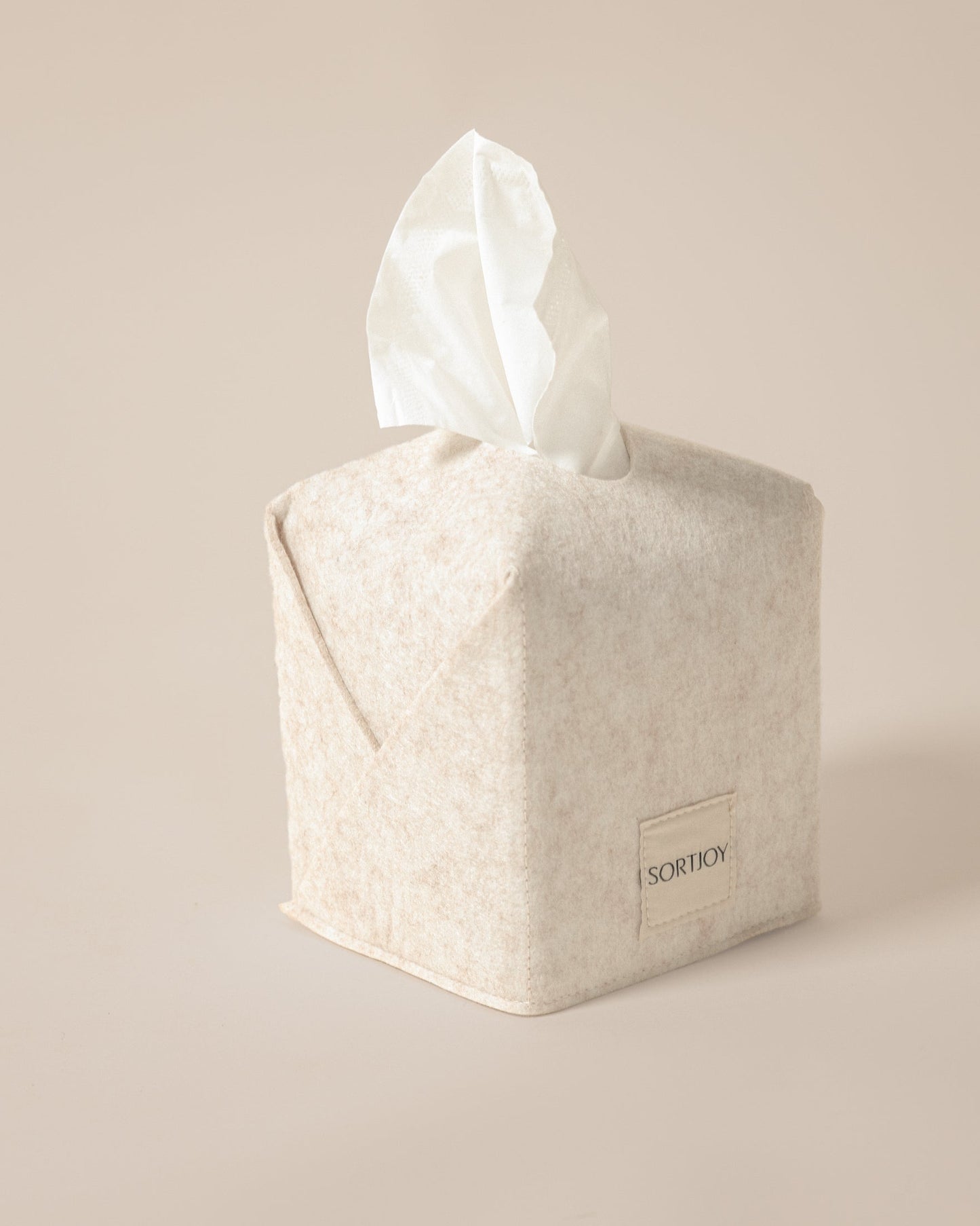 Felt Tissue Box Cover | Decorative Tissue Box Holder for Home & Office