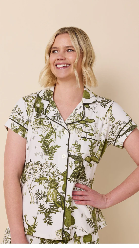 Woodside Pima Knit Capri Pajama Set | The Cat's Pajamas