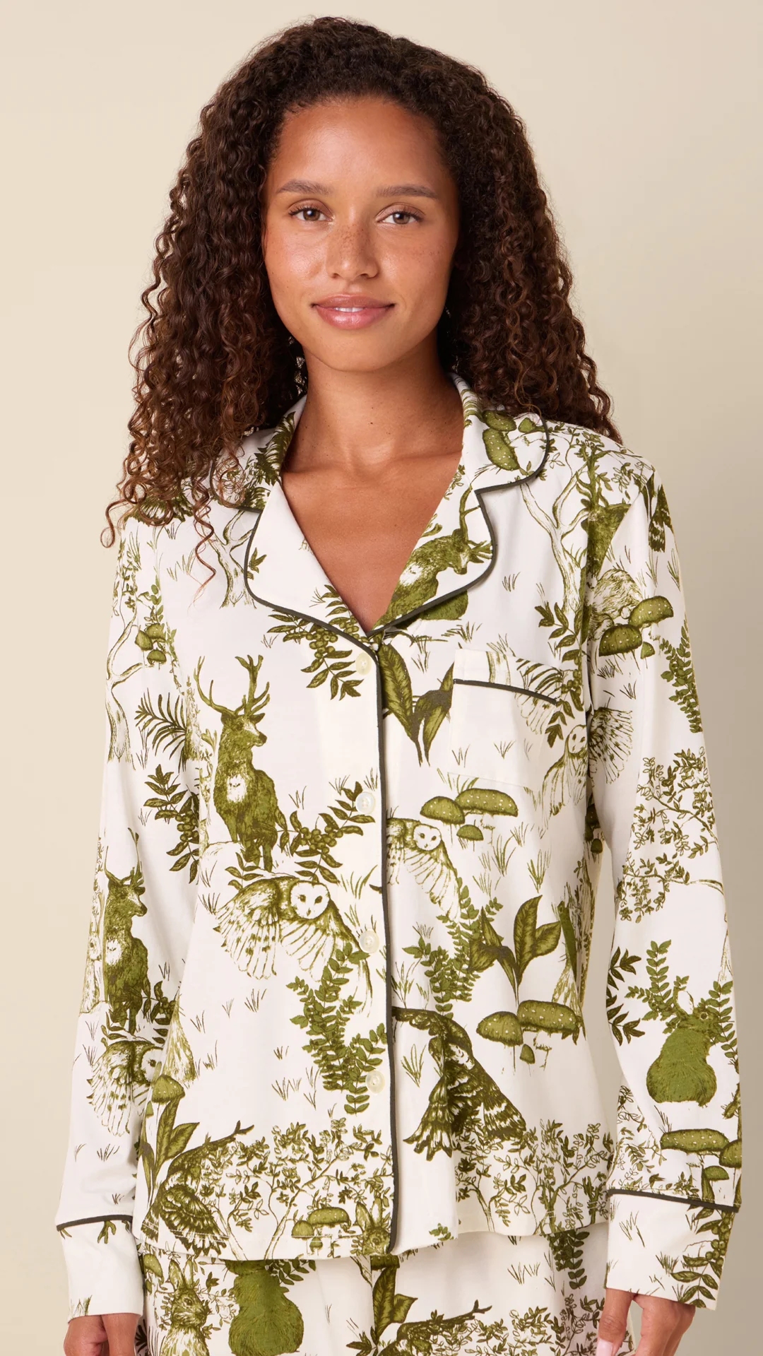 Woodside Pima Knit Long Pajama Set | The Cat’s Pajamas