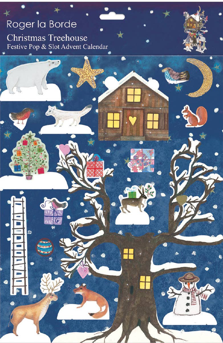 Christmas treehouse pop & slot 3d advent  - pop 110