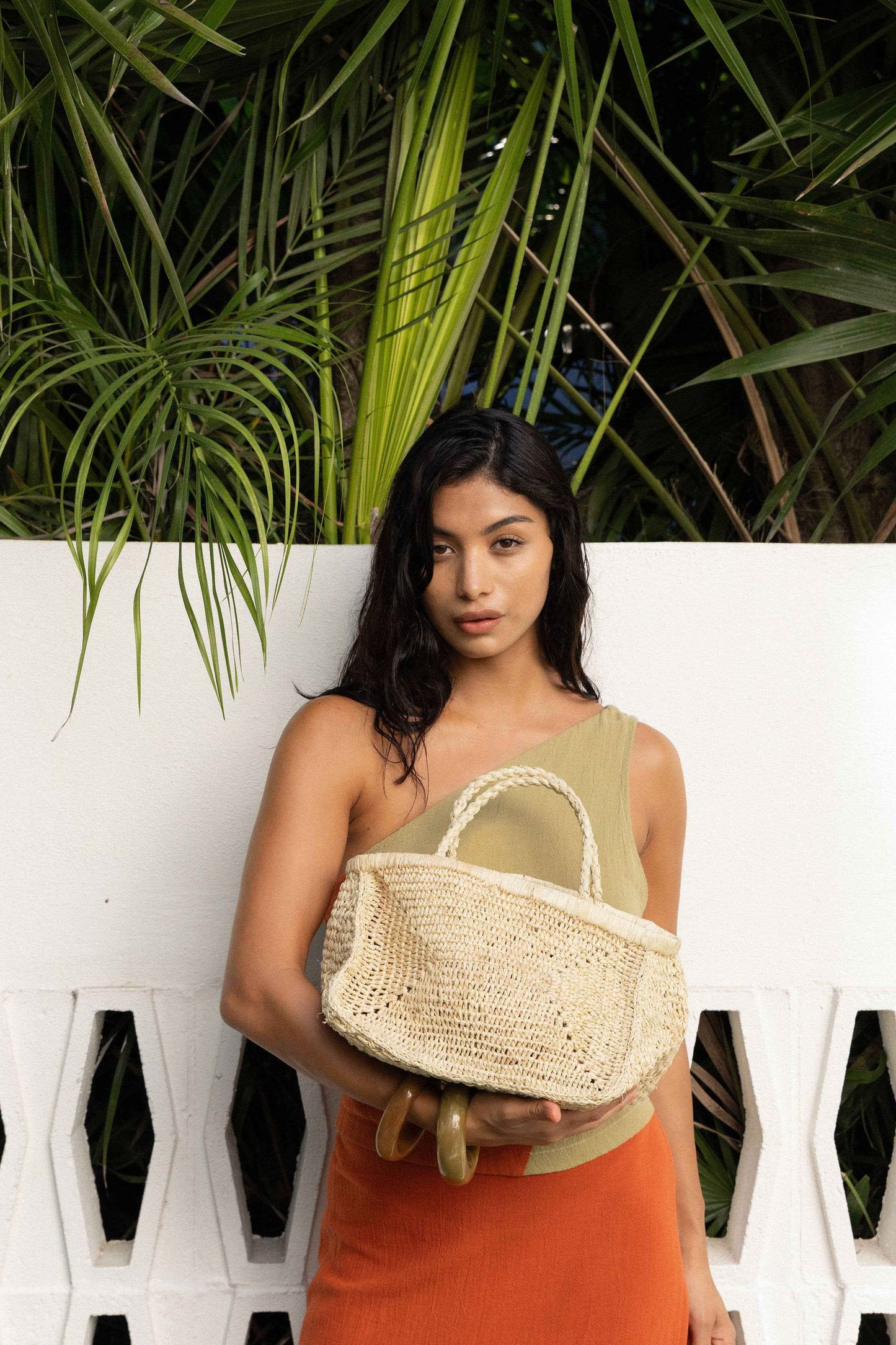 Clipa (xxl) tote bag beach bag raffia straw