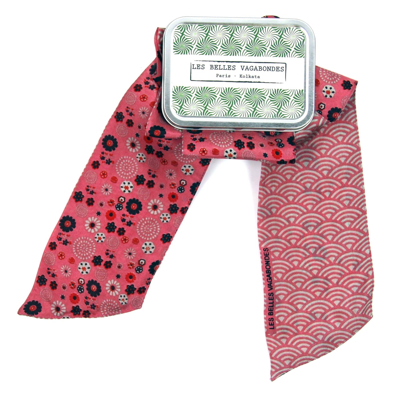Akiko Rose Silk Headband | Les Belles Vagabondes
