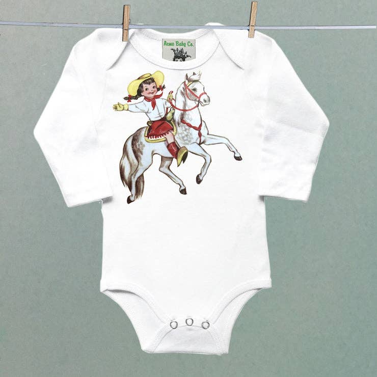Acme Baby | Sun Valley Cowgirl Organic Cotton Bodysuit
