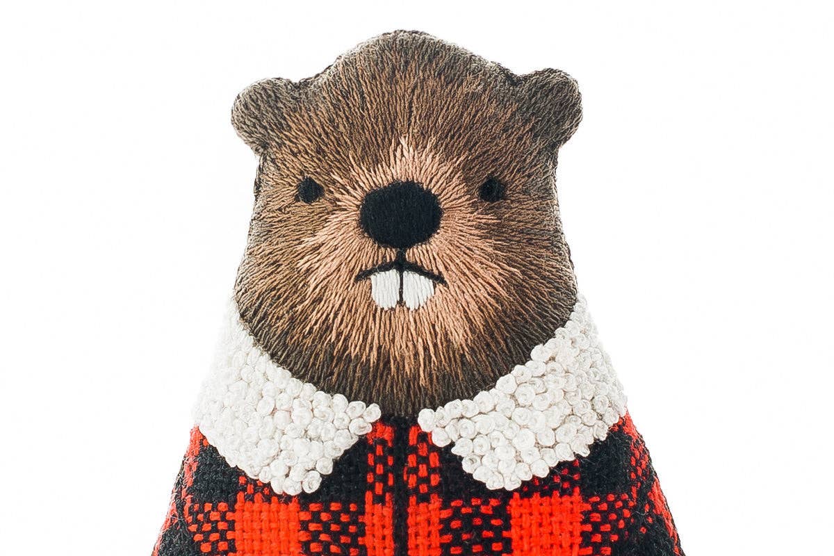 Beaver Embroidery Kit | Kiriki Press