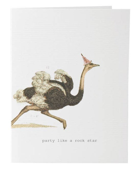 Party Like a Rock Star Greeting Card
