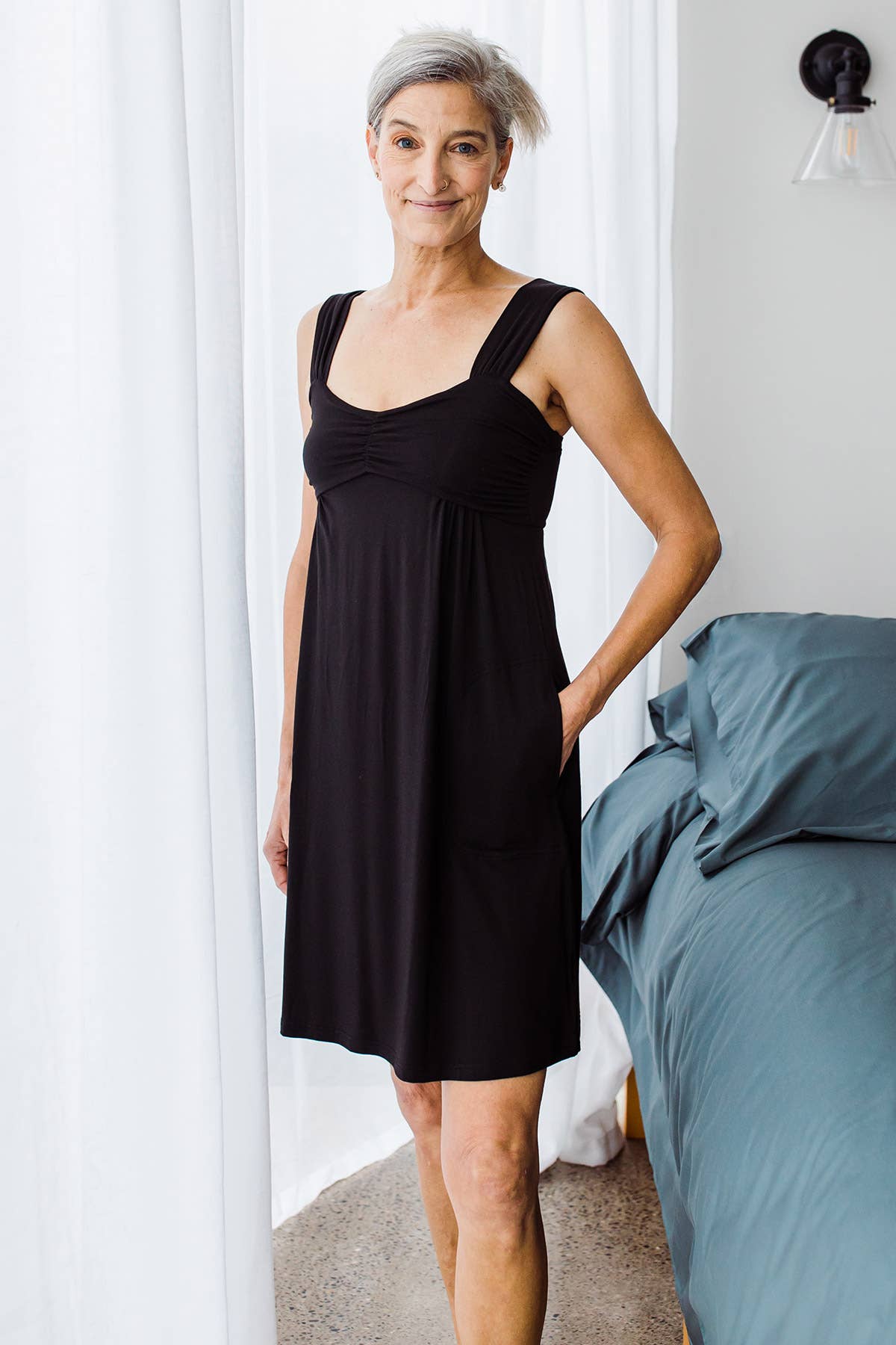 Cleo Babydoll Bamboo Nightgown | Yala