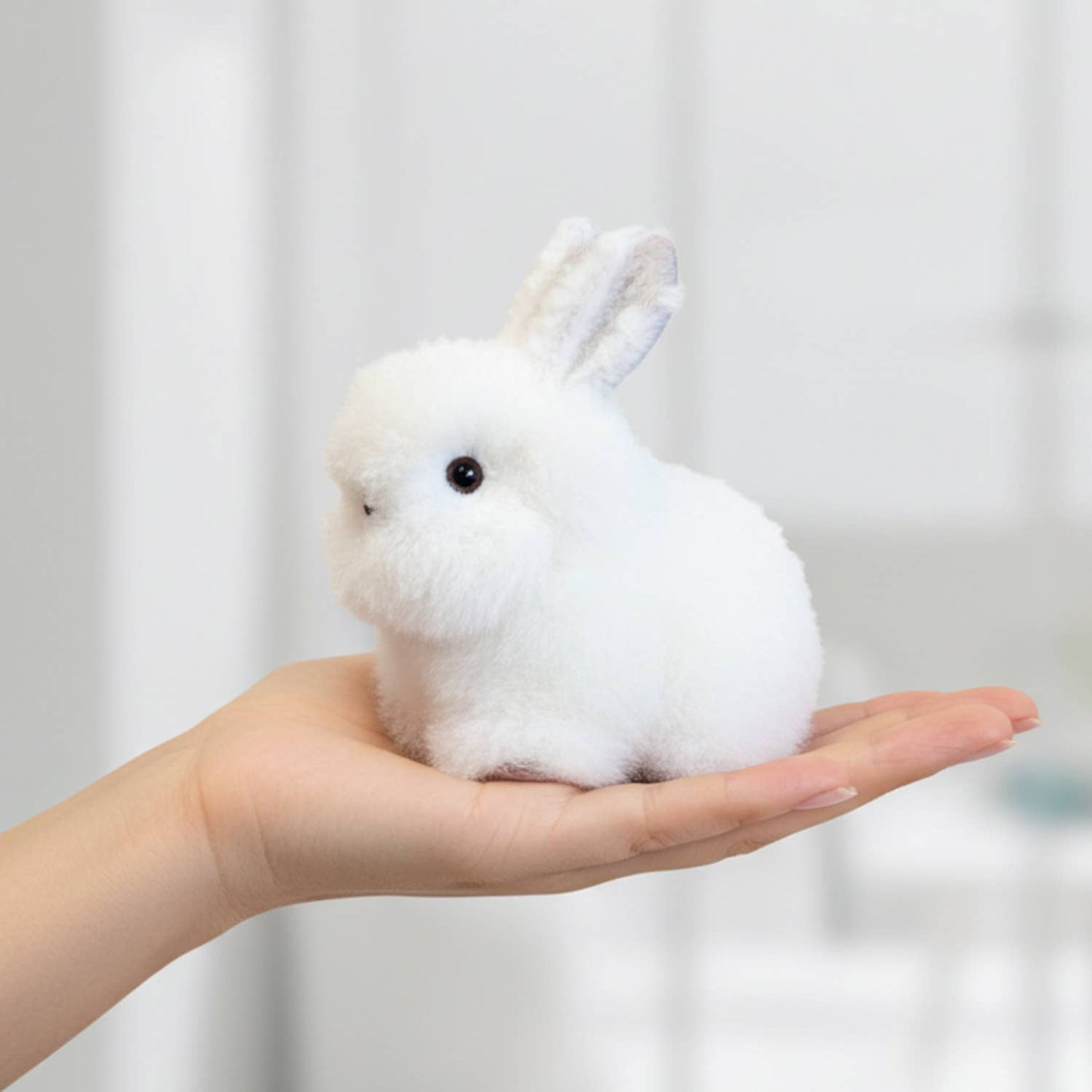 Alpaca Stuffed Animal Bunny – Micro 6" White | Shupaca