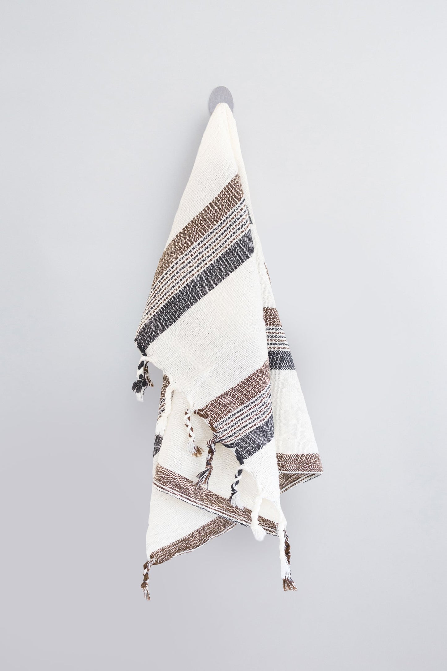 Brown Cream Nomad Hand Towel | Home & Loft