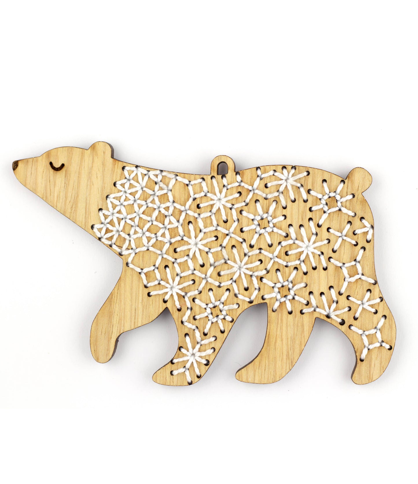 Bear DIY Stitched Ornament Kit | Kiriki Press