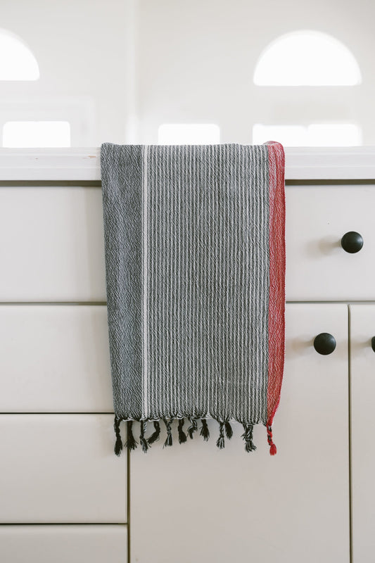 Charcoal Tribeca Hand Towel | Home & Loft