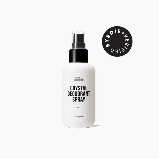 Crystal deodorant spray