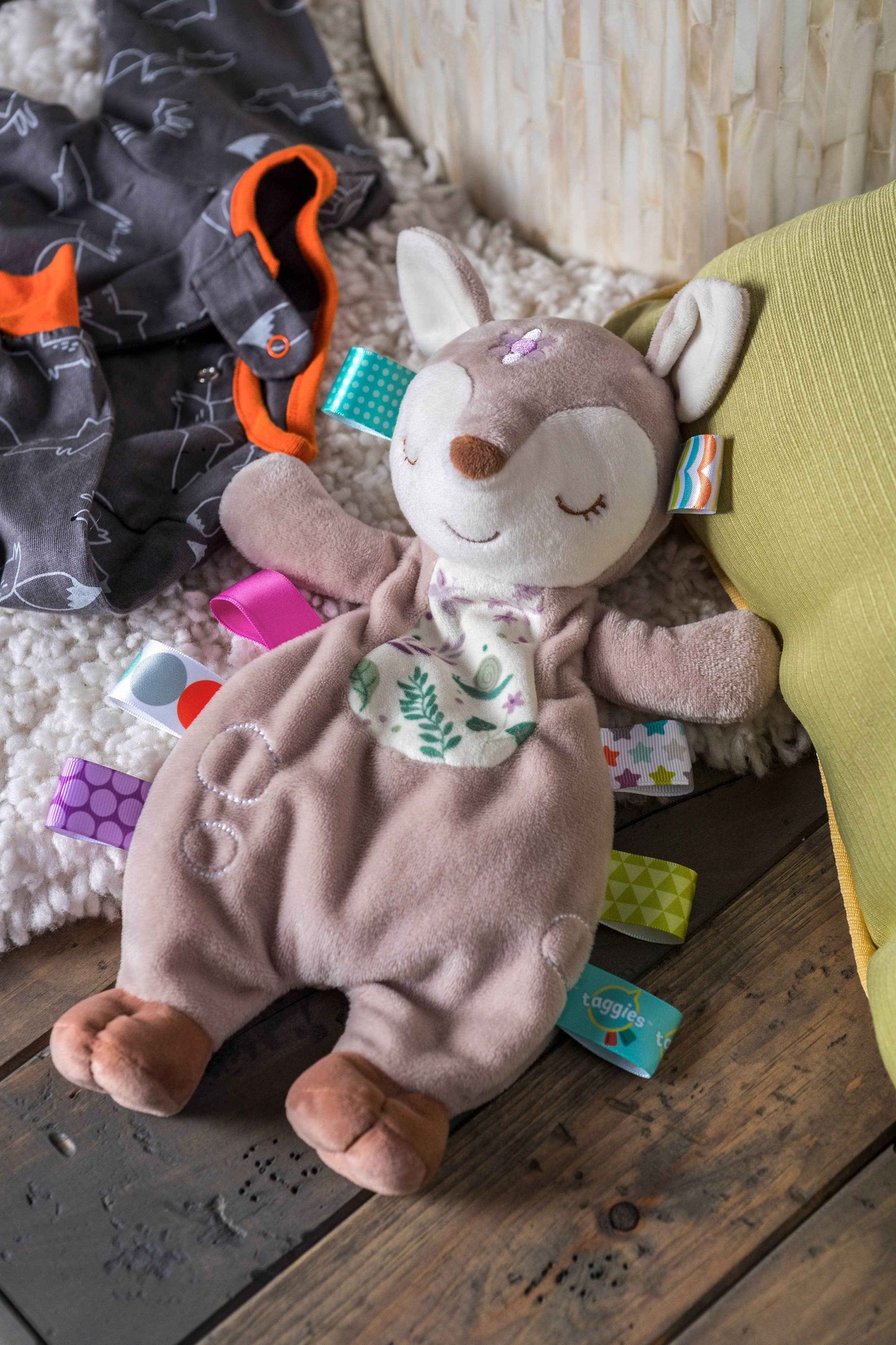 Taggies flora fawn lovey