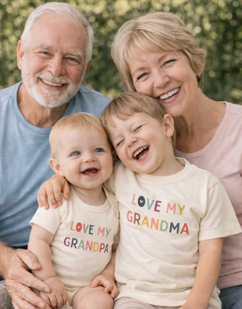 I Love Grandma Toddler Graphic Tee | Finn + Emma