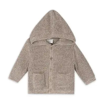 Classic Chunky Knit Baby Sweater Cardigan (Organic Cotton)