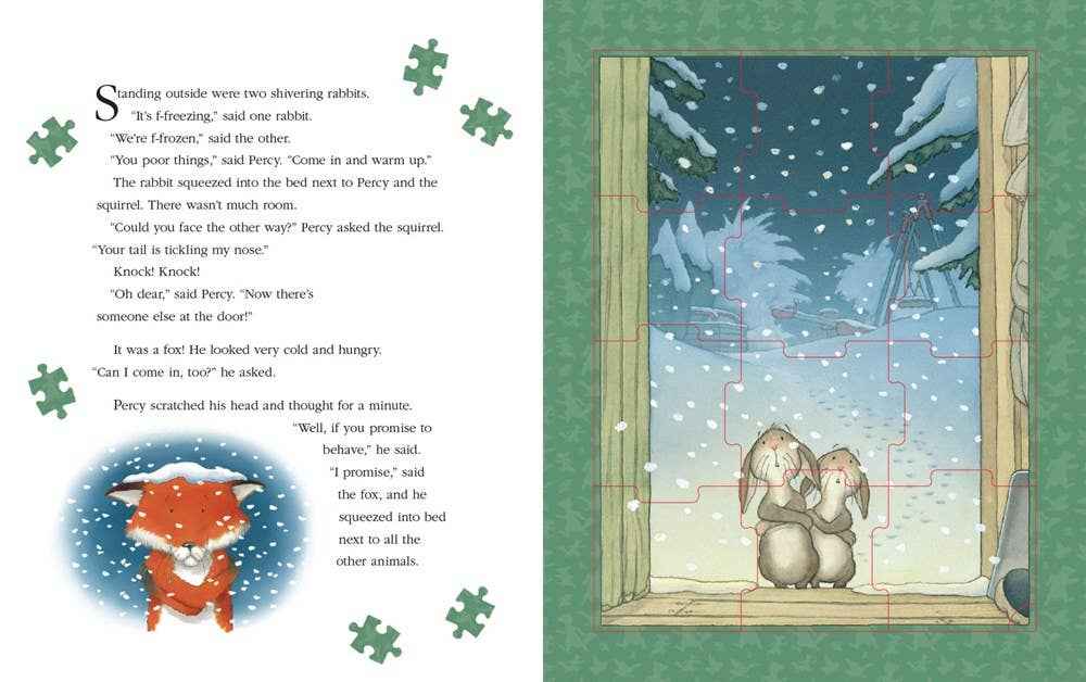 One snowy night jigsaw book : nick butterworth