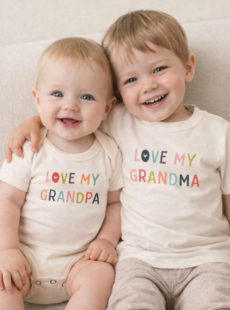 I Love Grandma Toddler Graphic Tee | Finn + Emma