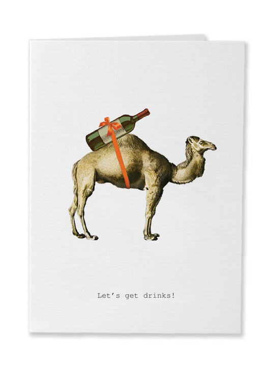 Let's Get Drinks Greeting Card