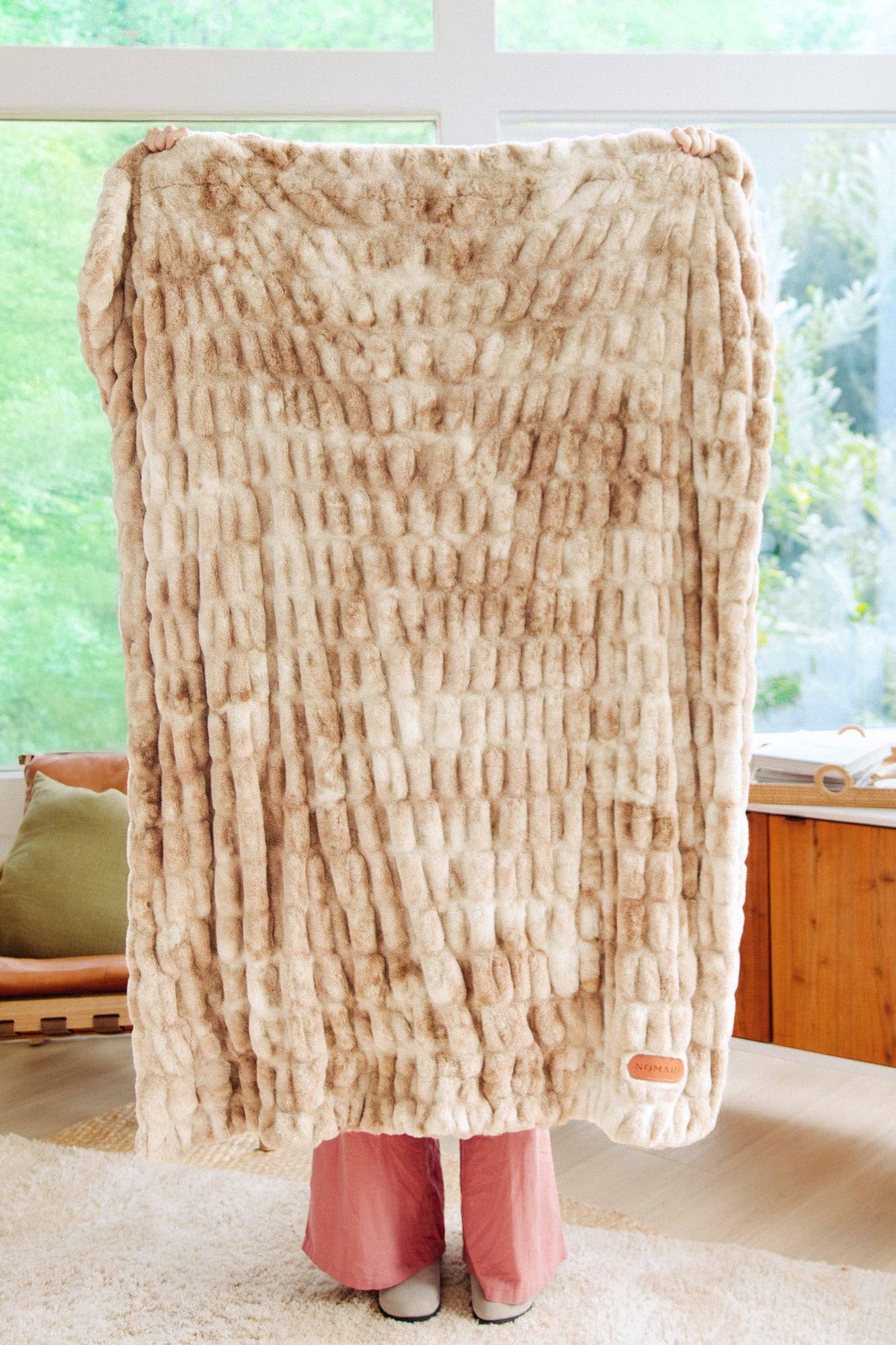 Cascade Throw Blanket – Luxury Faux Fur by Little Giraffe | Madeline + Oliver