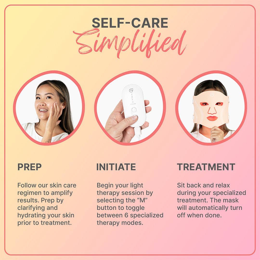 Groomie Hers - GlowUp™ LED Light Therapy Face Mask