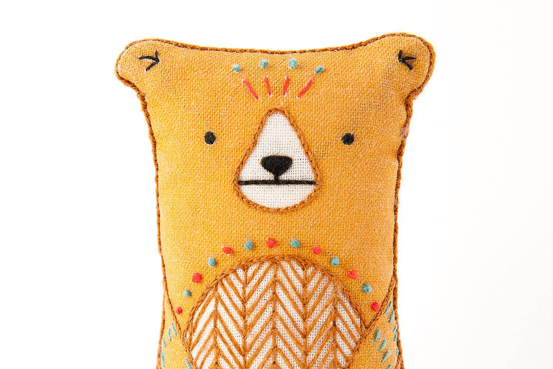 Bear Embroidery Kit | Kiriki Press