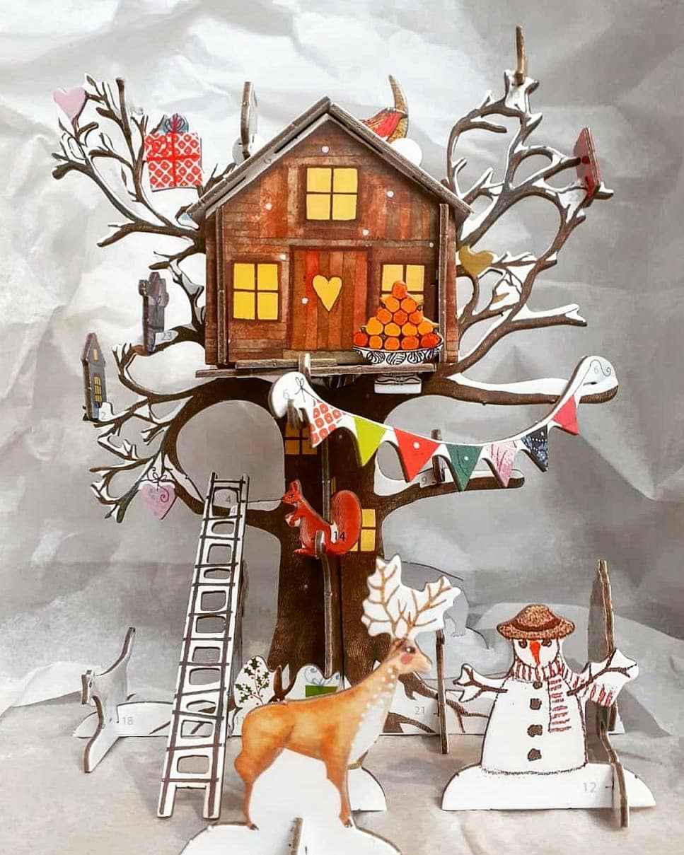 Christmas treehouse pop & slot 3d advent  - pop 110
