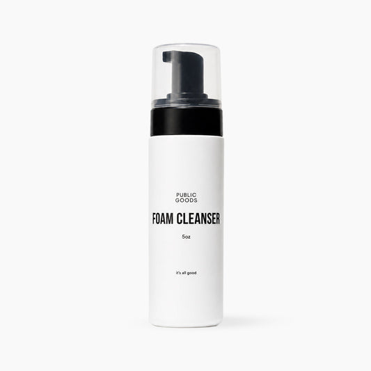 Foaming facial cleanser