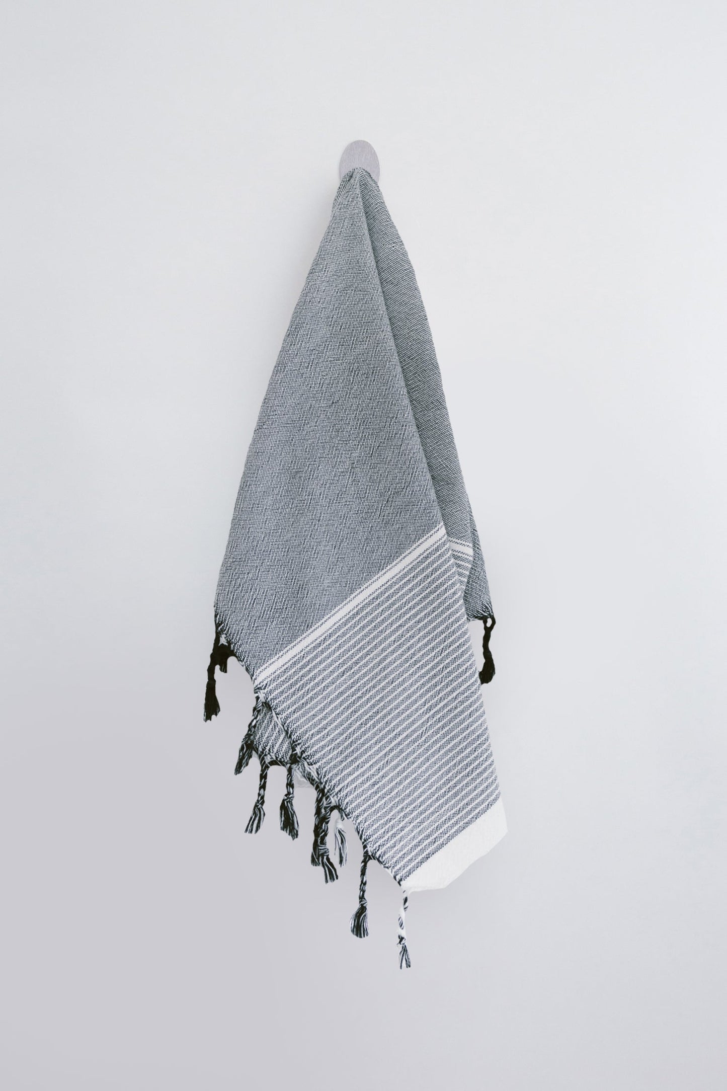 Grey Stripe Tribeca Hand Towel | Home & Loft