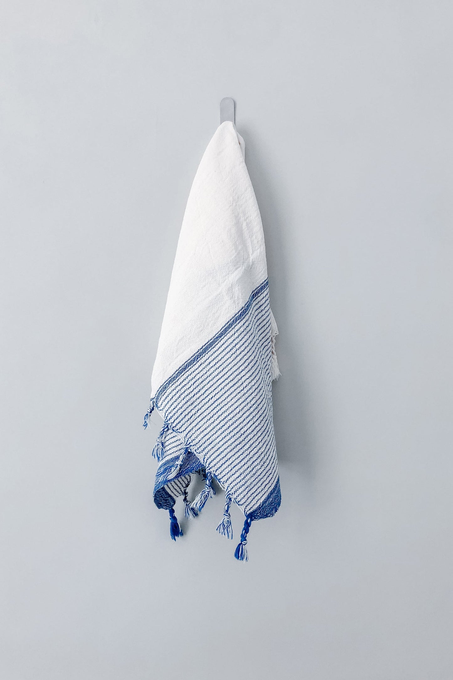 Ivory Blue Tribeca Hand Towel | Home & Loft