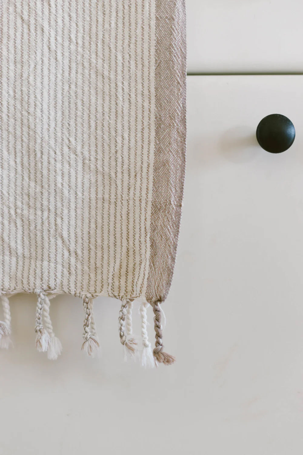 Ivory Caramel Tribeca Towel | Home & Loft