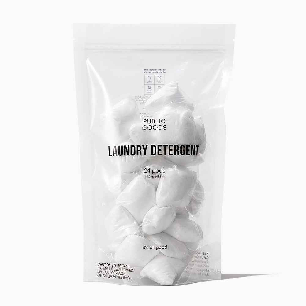 Laundry detergent pods