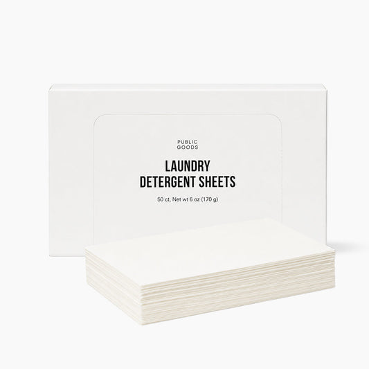 Laundry detergent sheets