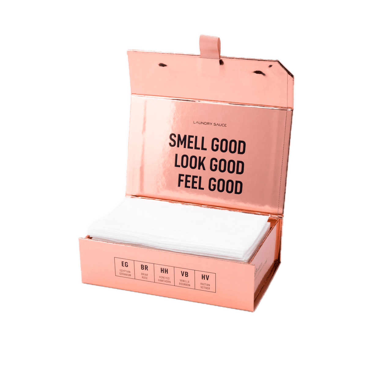 Luxury scented dryer sheets
