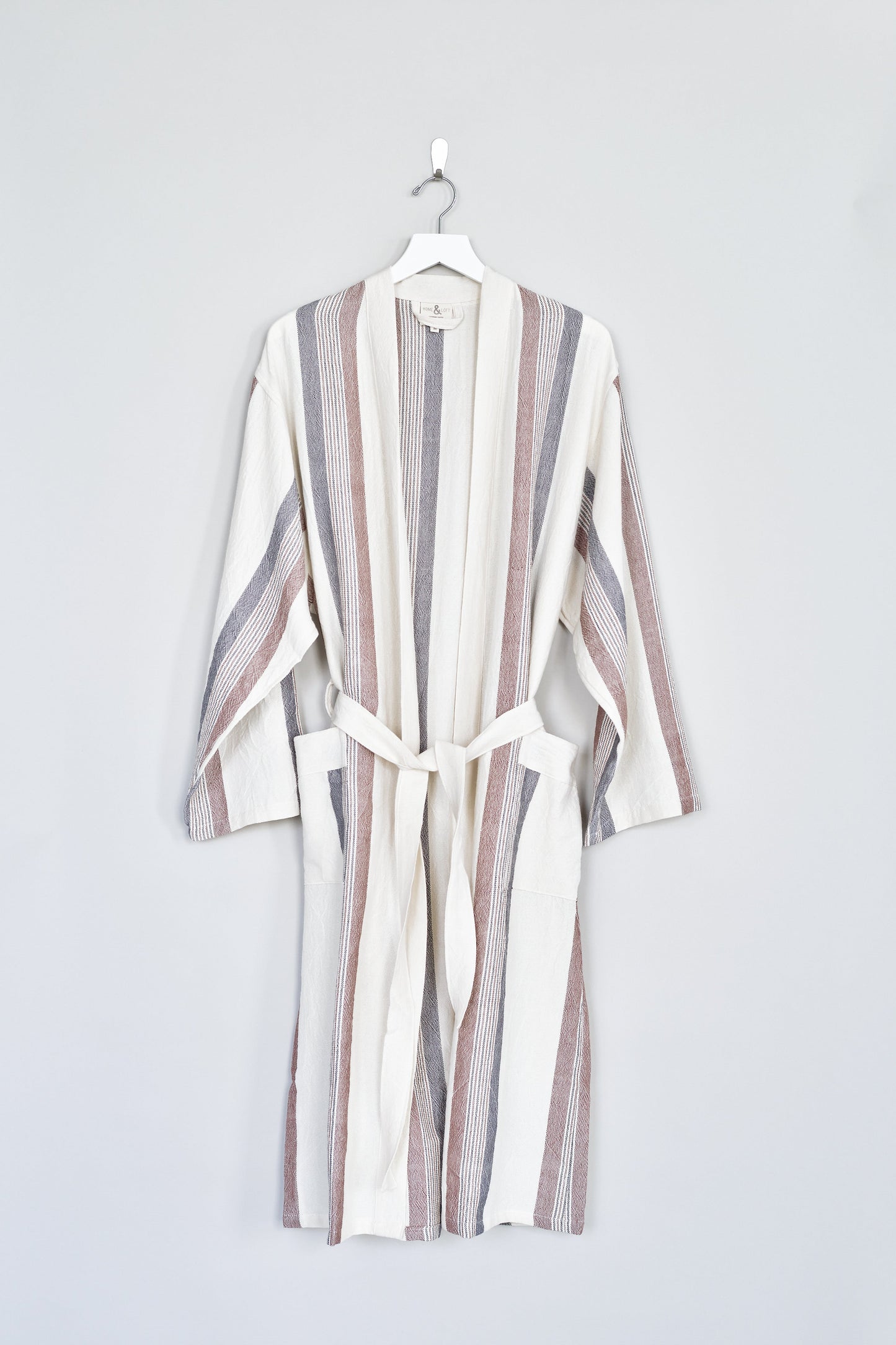 Brown Cream Nomad Long Bathrobe | Home & Loft