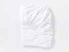 Coyuchi Cloud Soft Organic Sateen Fitted Sheet Alpine White