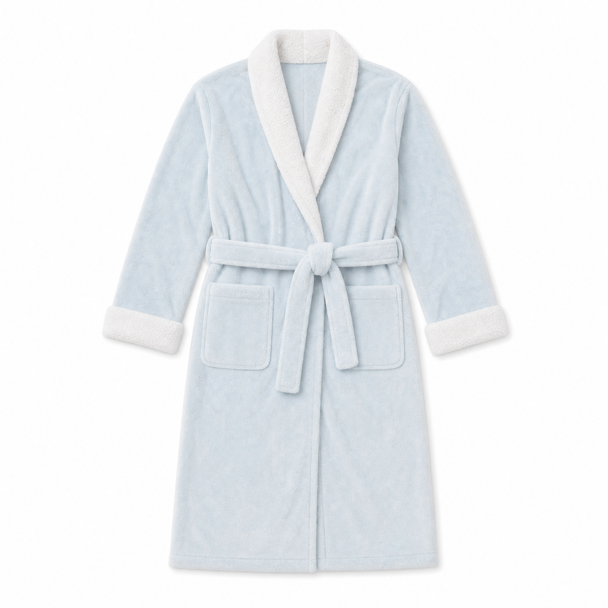 Cloud soft sherpa fleece robe