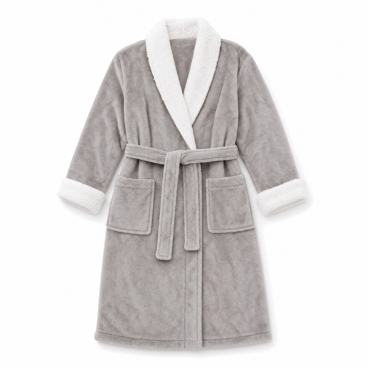 Cloud soft sherpa fleece robe