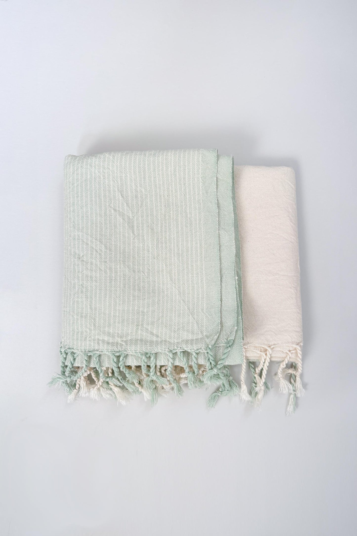 Sage Ivory Tonal Towel | Home & Loft