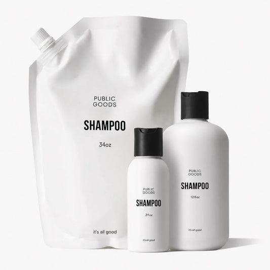 Shampoo travel & home set