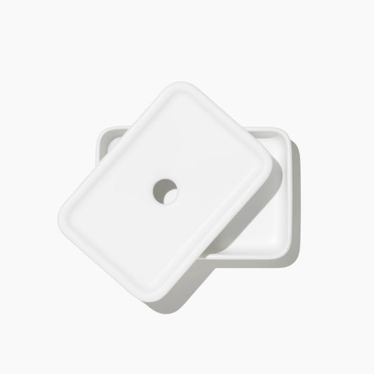 Stoneware soap dish