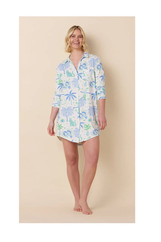 Toucan Terrace Pima Knit Night Shirt