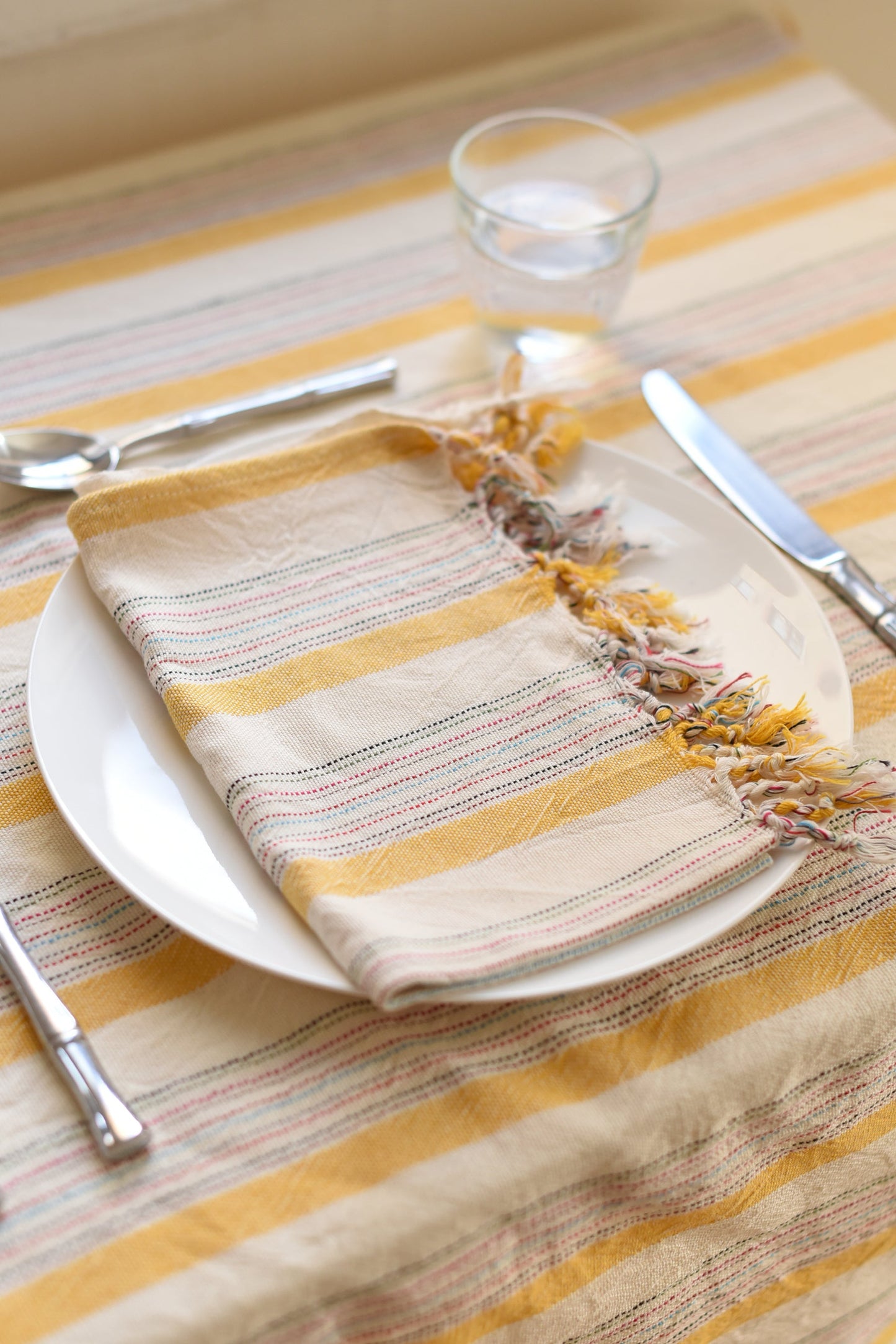 Yellow Ivory Montauk Hand Towel | Home & Loft