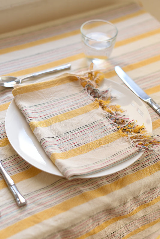Yellow Ivory Montauk Hand Towel | Home & Loft