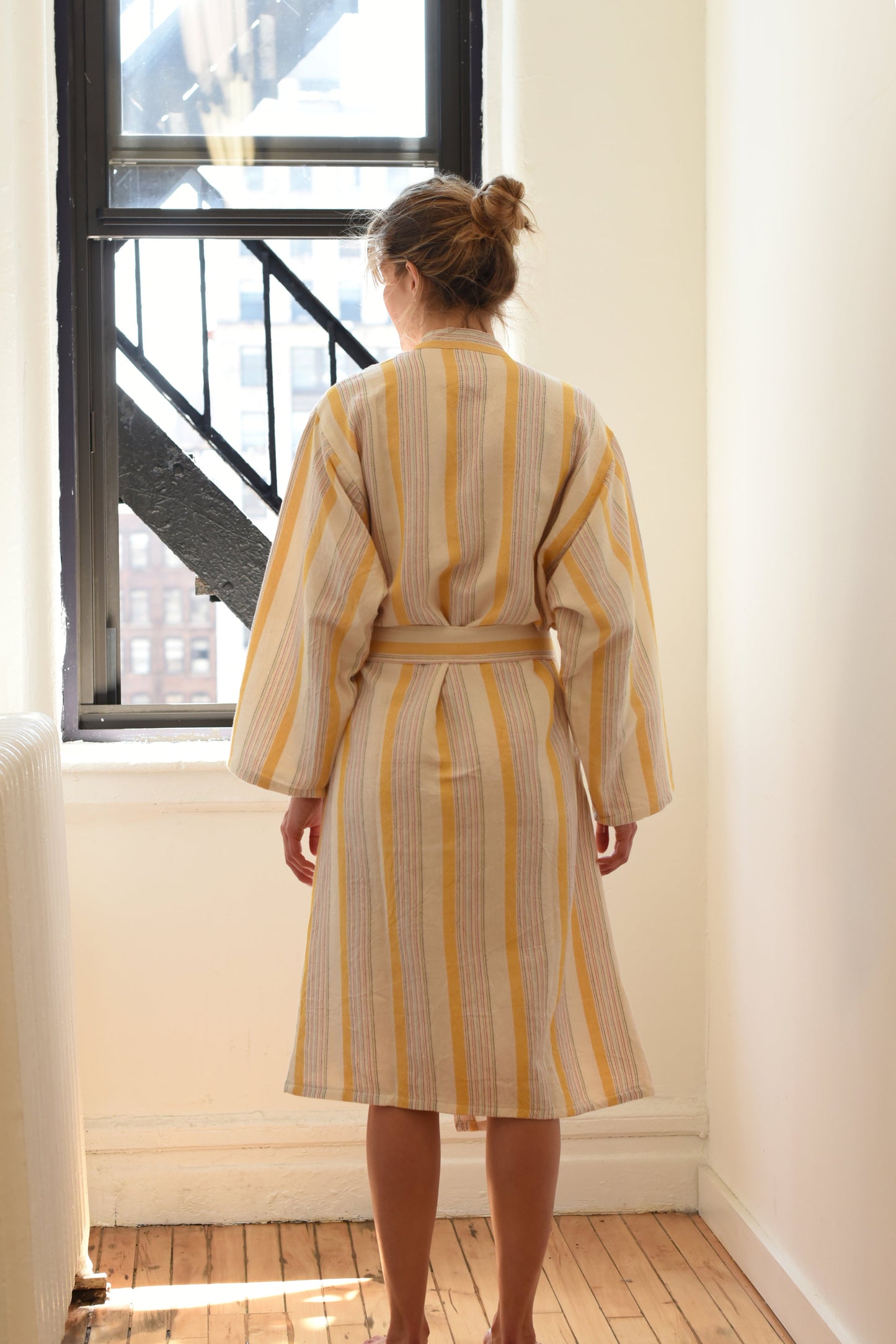 Yellow Ivory Montauk Long Bathrobe | Home & Loft